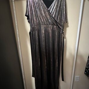 LuLaRoe Noelle Shimmering Black  Maxi Dress